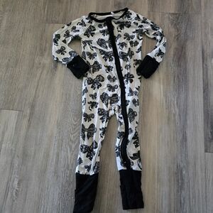 Black And White Bamboo 6-12m Zippy